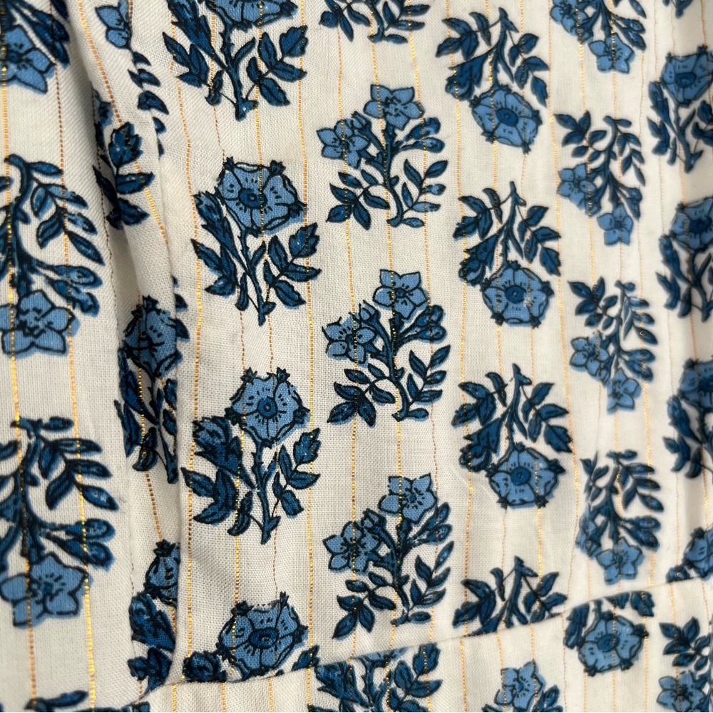 Lulus Flirty Fave Ivory Floral Print Tie-Back Midi Dress - Picture 11 of 13